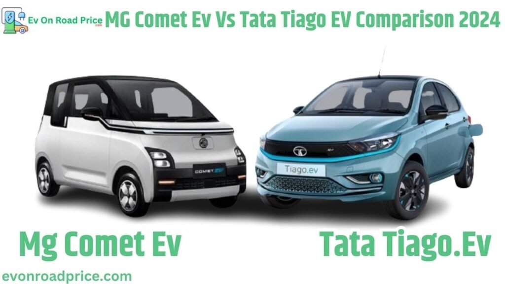 MG Comet vs Tata Tiago EV Comparison 2024